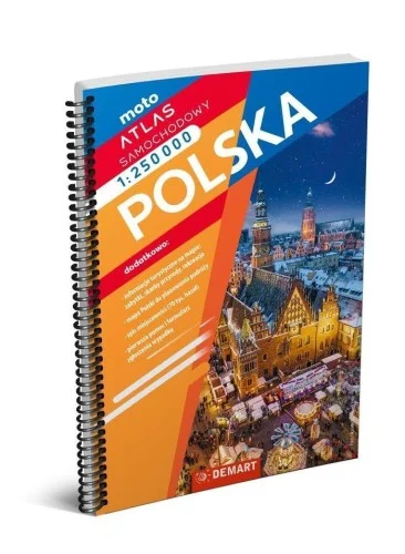 ATLAS SAMOCHODOWY POLSKA 1:250 000, PRACA ZBIOROWA Hit sprzedaży