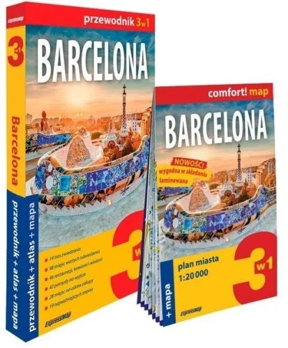 BARCELONA 3W1 PRZEWODNIK + ATLAS + MAPA Zamów teraz
