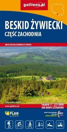Zamów dziś BESKID ŹYWIECKI, CZ. ZACH. MAPA TURYST. 1:25 000