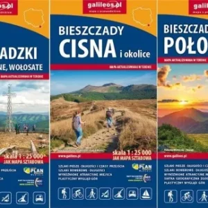 BIESZCZADY - KOMPLET 3 MAP, PRACA ZBIOROWA Dodaj do koszyka