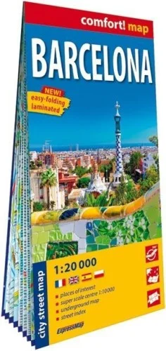 COMFORT MAP BARCELONA 1:20 000 W.2026 Łatwy zwrot