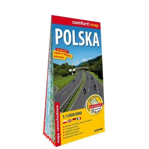 COMFORT MAP POLSKA - MAPA SAMOCHODOWA 1:1 000 000 Cena promocyjna
