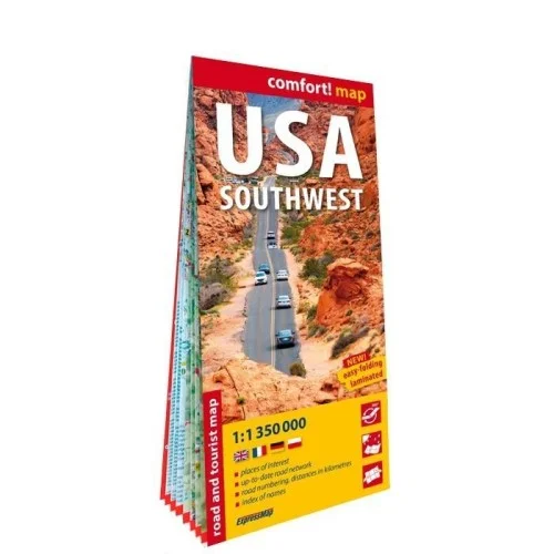 COMFORT MAP USA SOUTHWEST 1:1 350 000 Rabat