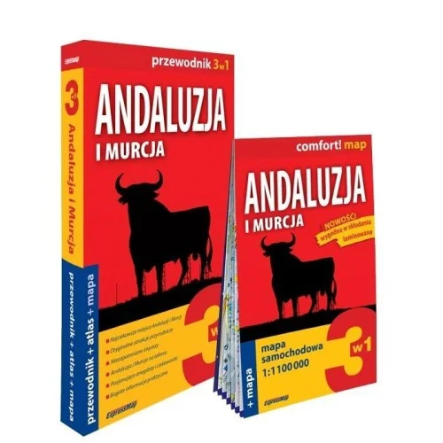 Najlepsza cena COMFORT! MAP ANDALUZJA I MURCJA 3W1 W.2025