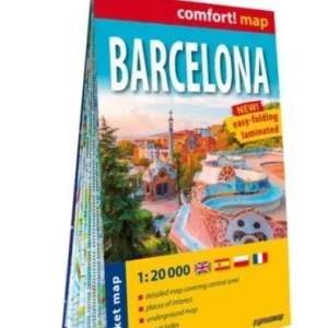 COMFORT! MAP BARCELONA MIDI 1:20 000 PLAN MIASTA Tylko dziś
