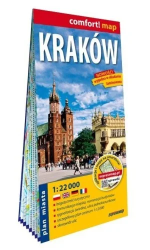 COMFORT! MAP KRAKW 1:22 000, PRACA ZBIOROWA Hit sprzedaży
