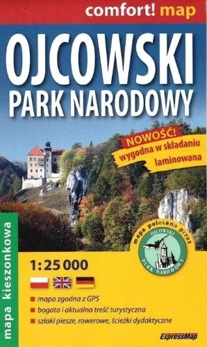 COMFORT! MAP OJCOWSKI PN 1:25 000 MINI MAPA Cena promocyjna