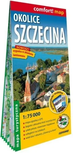 COMFORT! MAP OKOLICE SZCZECINA 1:75 000 Nowy