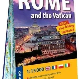 COMFORT! MAP ROME AND THE VATICAN 1:15 000 Cena promocyjna