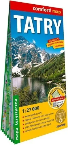 Wyjątkowa oferta COMFORT! MAP TATRY 1:27 000 W.2026, PRACA ZBIOROWA