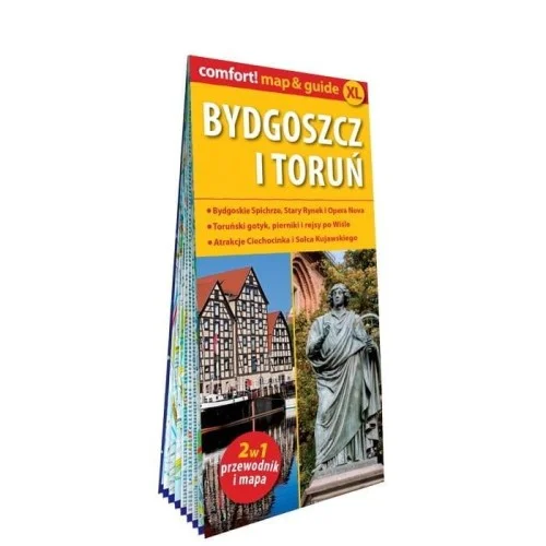 COMFORT! MAP&GUIDE BYDGOSZCZ I TORU艃 2W1 Szybka dostawa