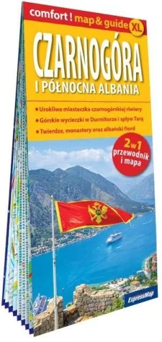 Tani COMFORT! MAP&GUIDE CZARNOGRA I PŁNOCNA ALBANIA