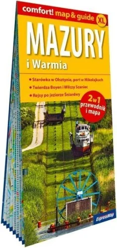 Niska cena COMFORT! MAP&GUIDE MAZURY I WARMIA 2W1 W.2026