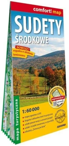 COMFORT!MAP SUDETY śRODKOWE 1:60 000 Łatwy zwrot
