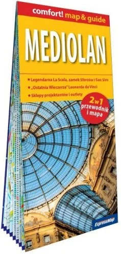 Okazja COMFORT!MAP&GUIDE MEDIOLAN 2W1 LAMINOWANY