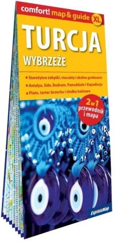 Ekspresowa dostawa COMFORT!MAP&GUIDE XL TURCJA. WYBRZEŹE 2W1