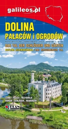 DOLINA PAŁACW I OGRODW MAPA TURYSTYCZNA 1:25 00 Kup teraz